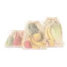 Set de 3 bolsas de algodón para alimentos