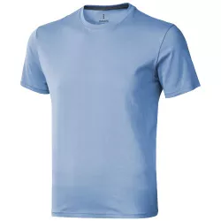 Camiseta M/Corta Hombre Azul Claro