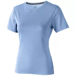 Camiseta M/Corta mujer Azul Claro