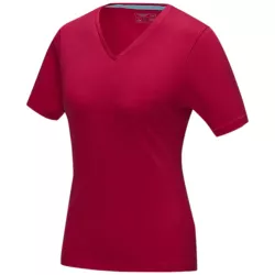 Camiseta Elevate Cuello Pico "Kawartha" Mujer Rojo