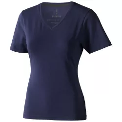 Camiseta Elevate Cuello Pico "Kawartha" Mujer Azul Marino