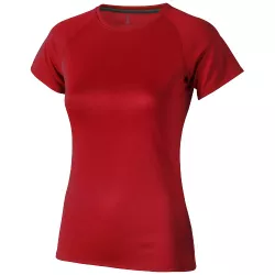 Camiseta Elevate Cool Fit "Niagara" Mujer Rojo