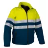 Chaqueta Softshell Alta Visibilidad Storm Amarillo Flúor/Azul Marino