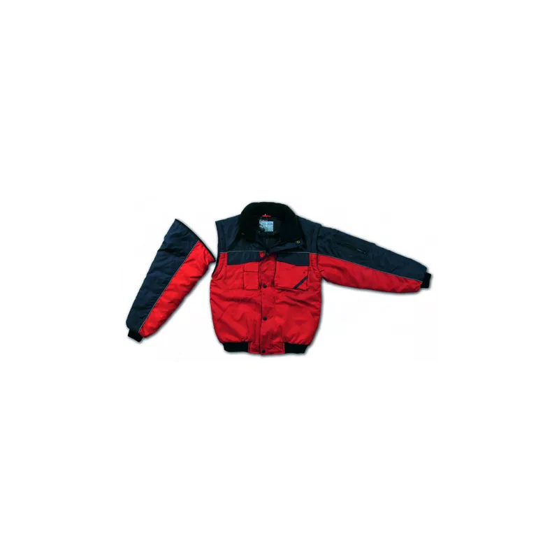 Chaqueta Scoot Azul Marino/Rojo