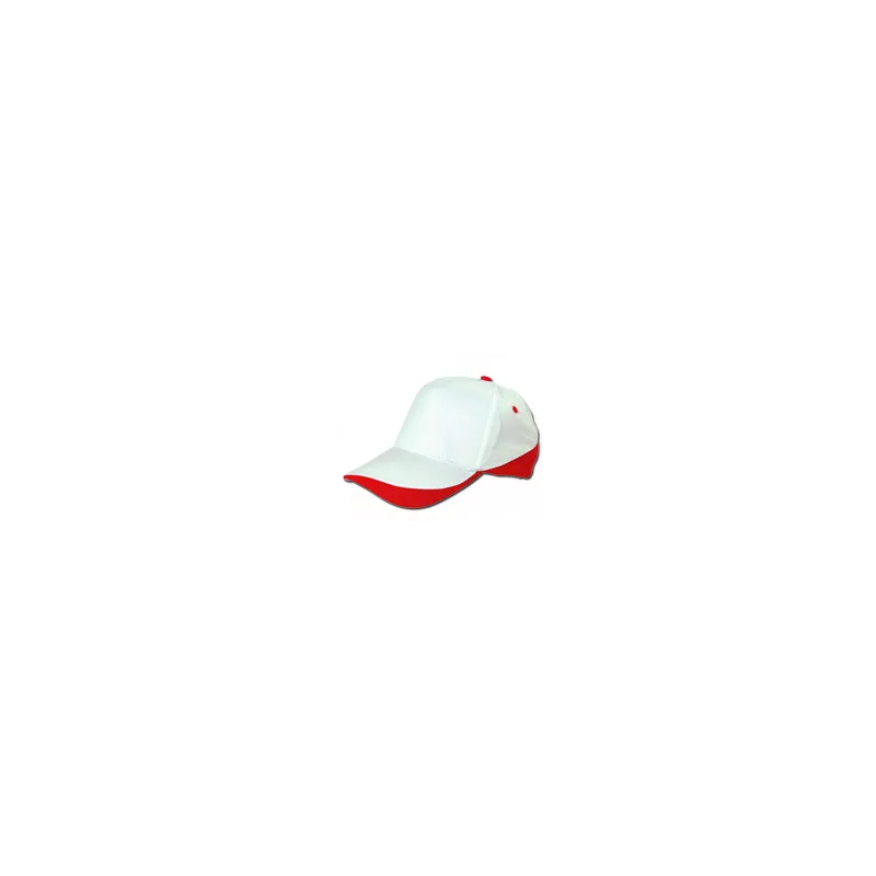 Gorra Fort Adulto Blanco/Rojo