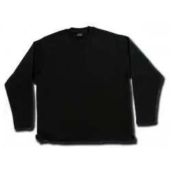 Sudadera Open Adulto Negro