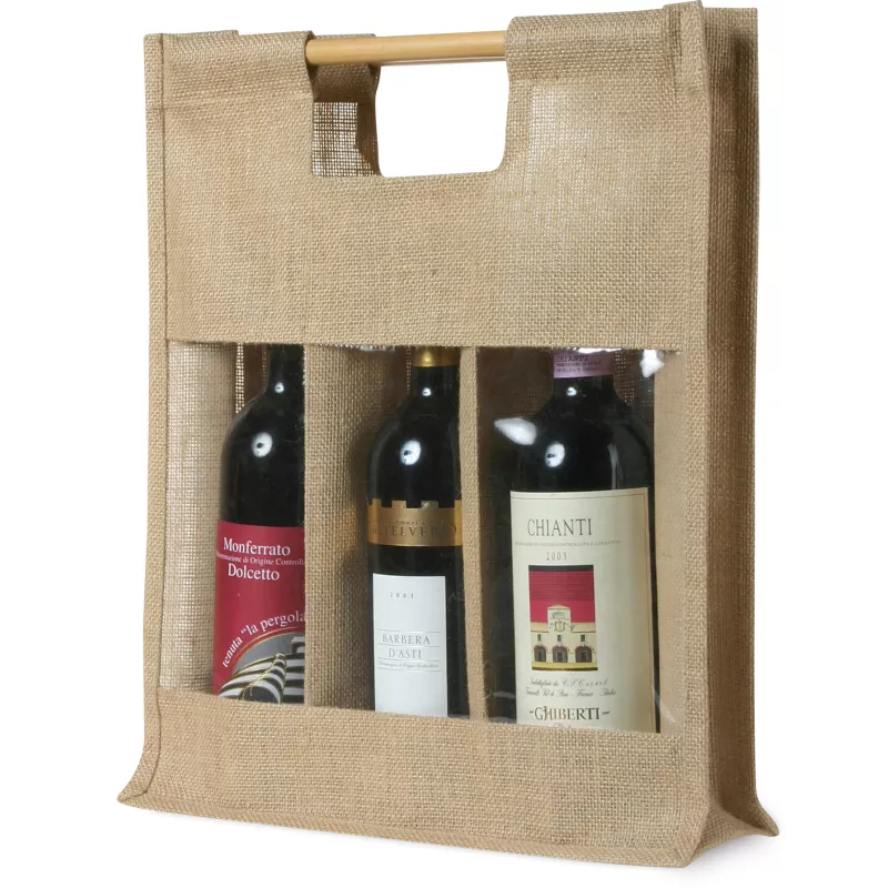 Bolsa para 3 Botellas jute